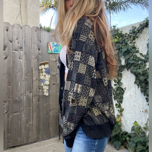 Cottagecore Men’s Cardigan - Picture 4 of 7